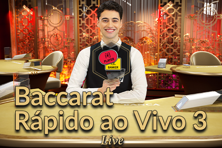 Baccarat Rapido ao Vivo 3