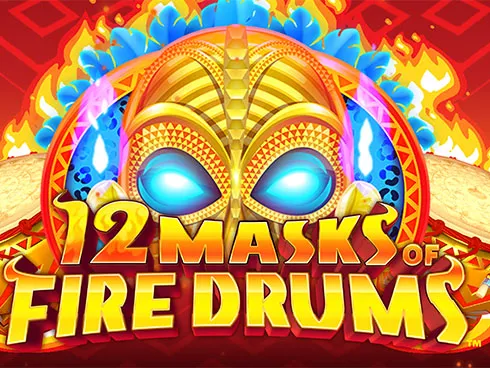 12 Masks of Fire Drums