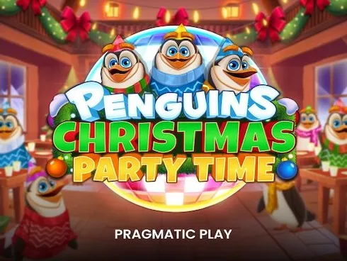Penguins Christmas Party Time