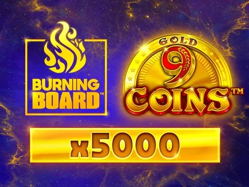 9 Coins Gold Burning Board