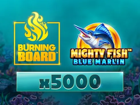 Mighty Fish: Blue Marlin Burning Board