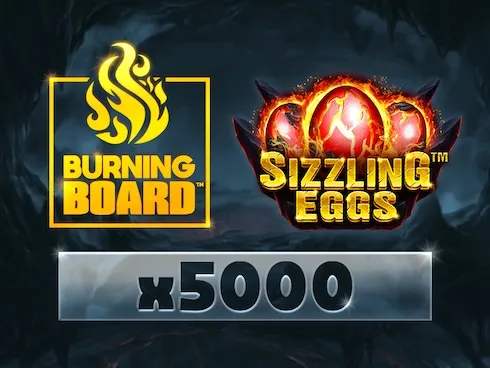 Sizzling Eggs Burning Board
